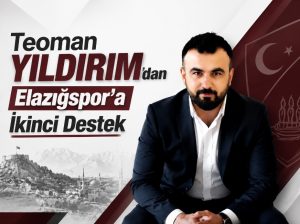 Teoman Yıldırım'dan Elazığspor'a ikinci destek geldi